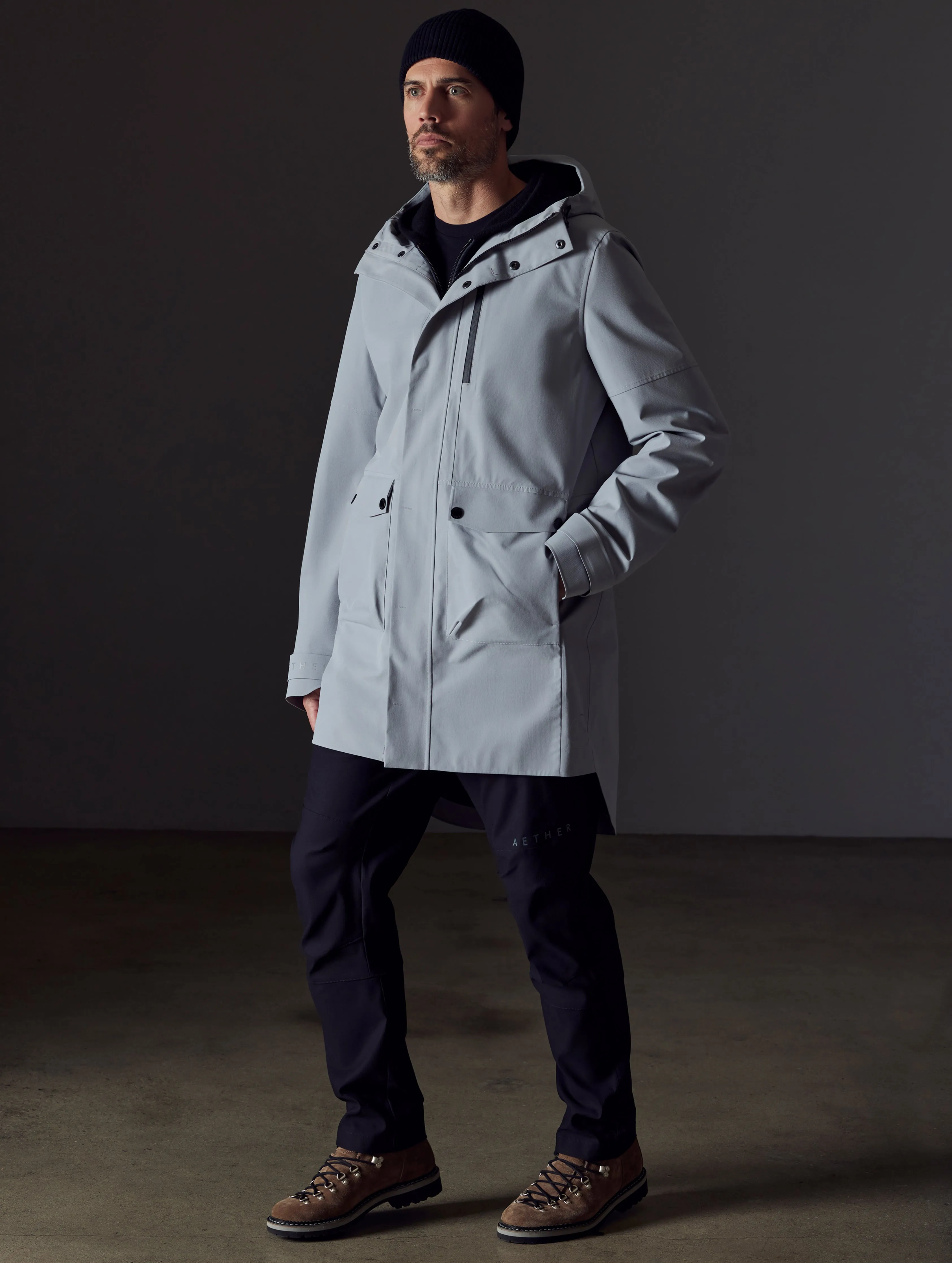 Anders Rain Jacket - Sky Grey