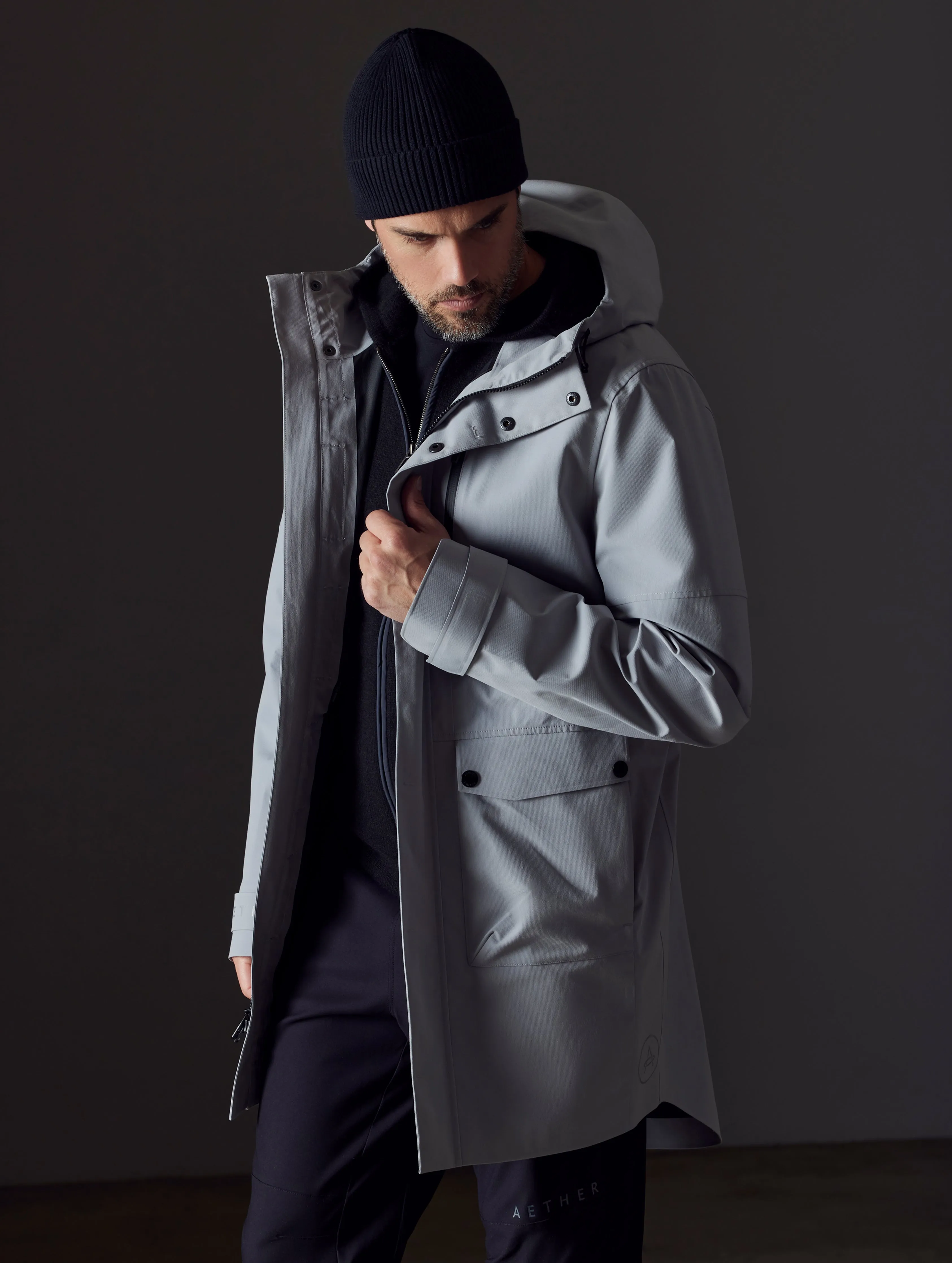 Anders Rain Jacket - Sky Grey