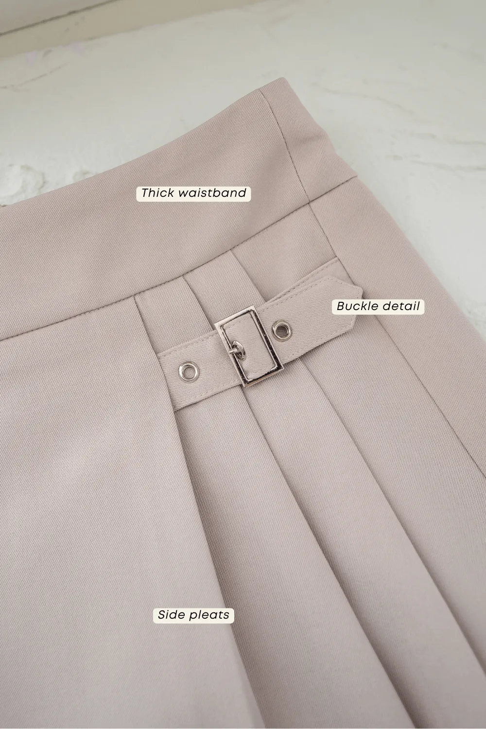 BAILEY PLEATED BELTED SKORTS IN PINK