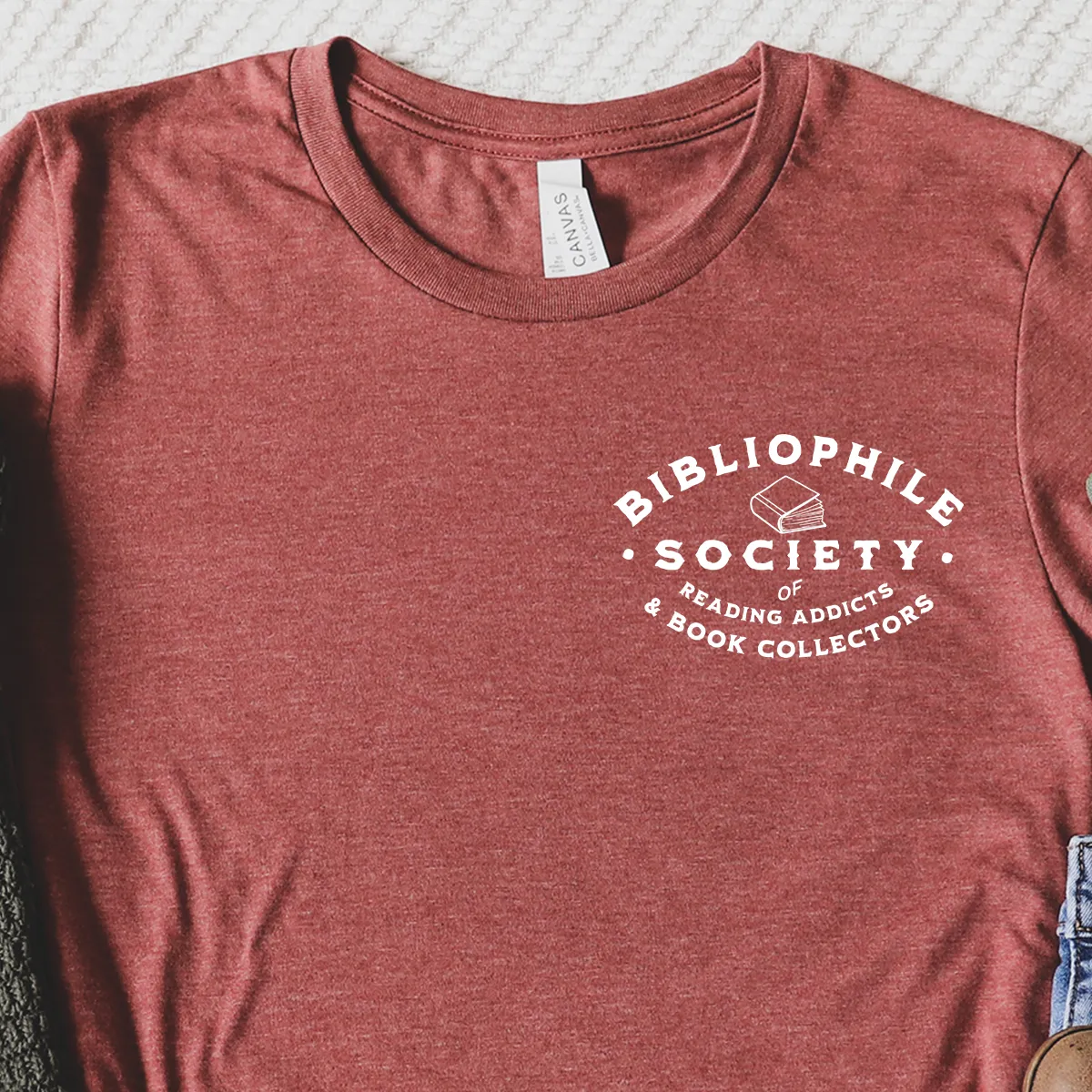 bibliophile unisex tee
