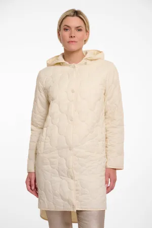 Birch Mid Length Bomber Jacket