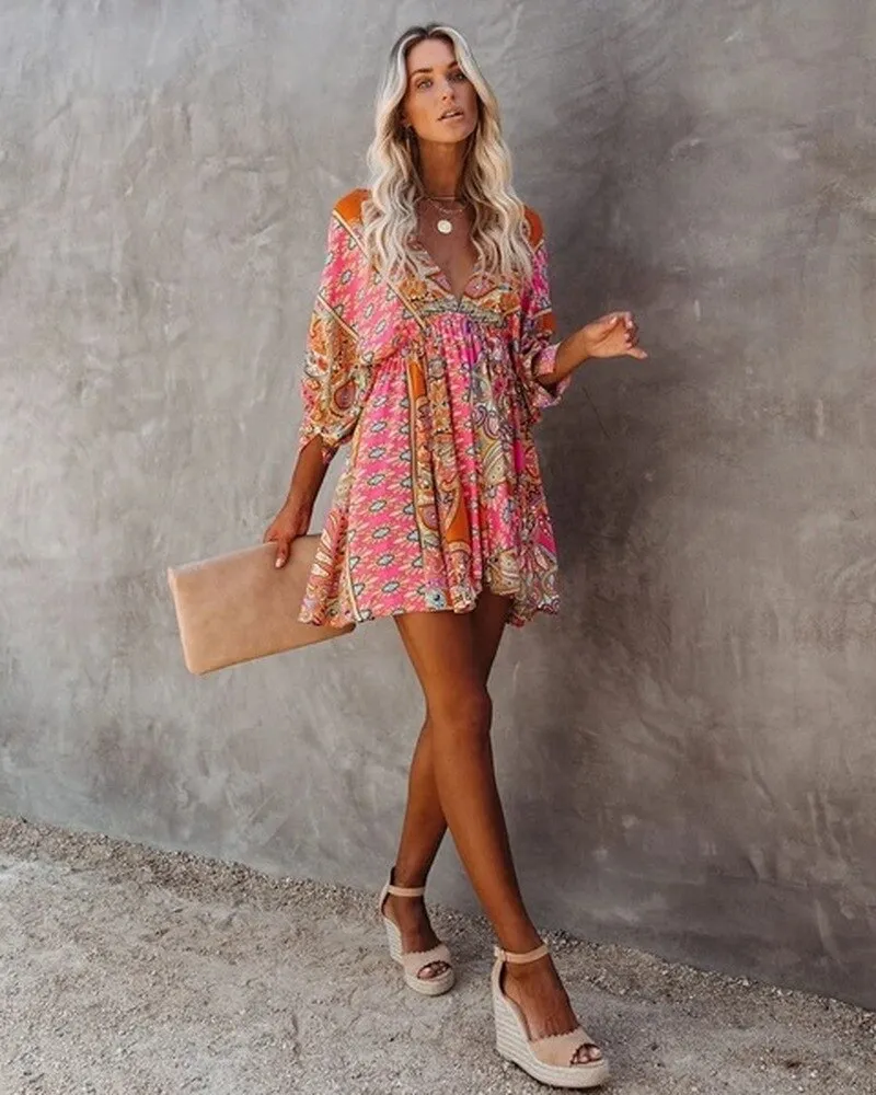 Boho Party Dress
