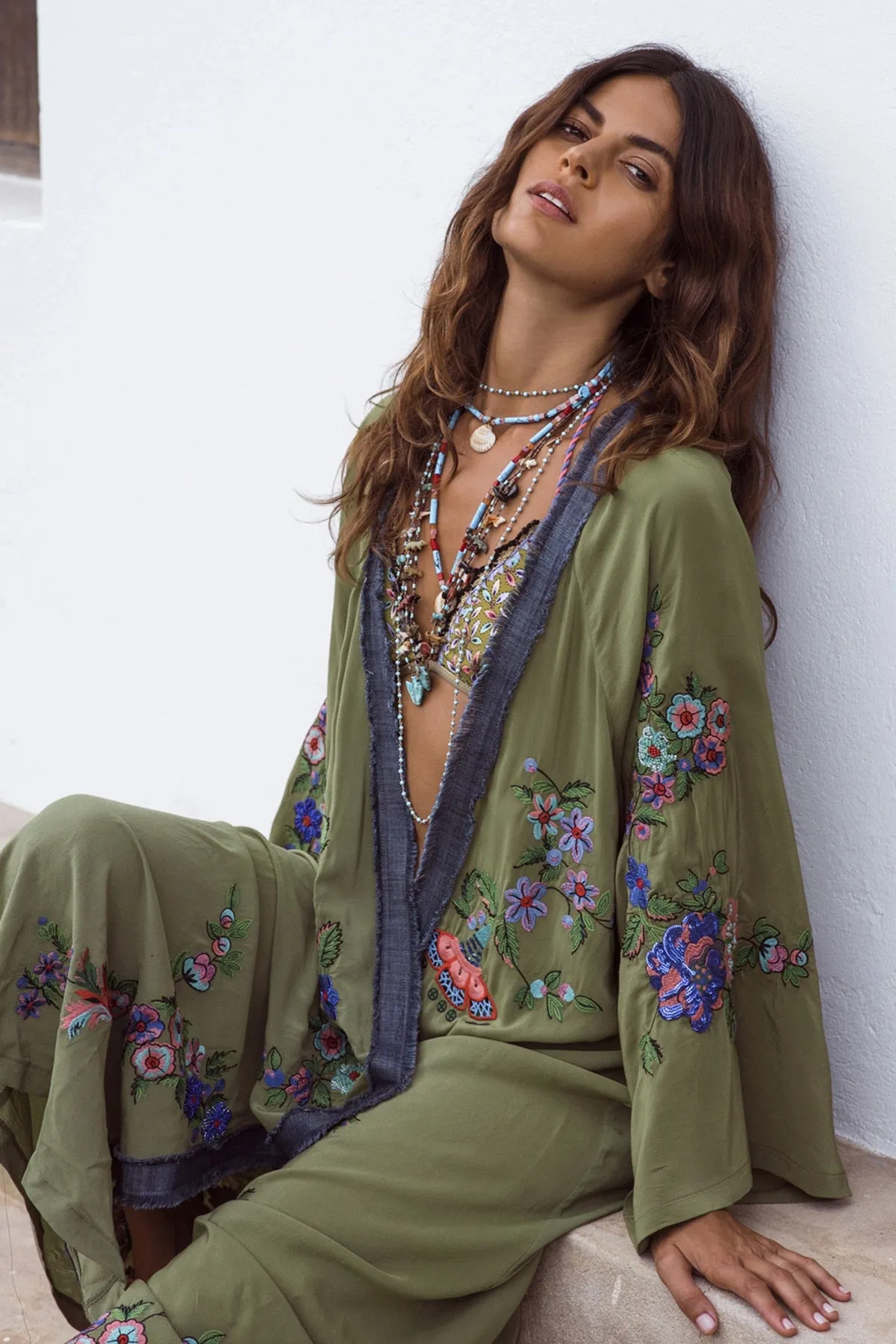 Cardigan Long sleeves Street trendsetter dress