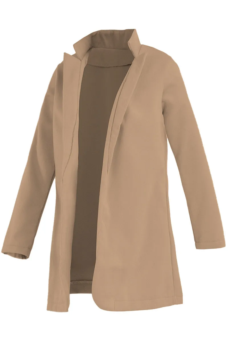 Chicindress Elegant And Stylish Commuter Stand Collar Coat(6 Colors)