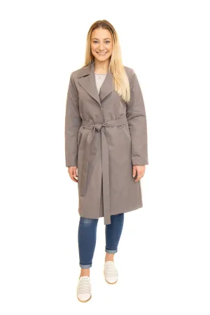 Cloth Raincoat Grey 7/8