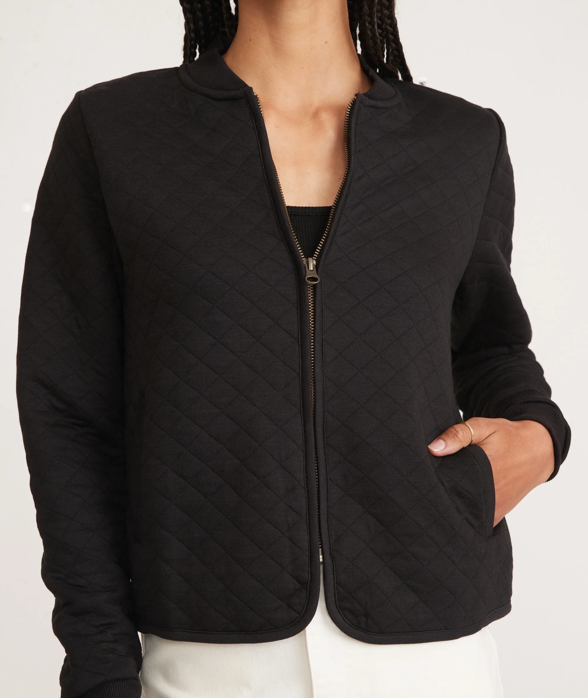 Corbet Quilted Bomber