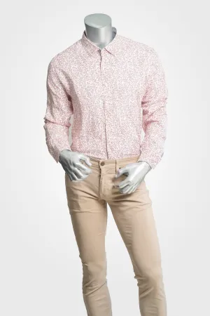 Culturata Pink Paisley Button Down