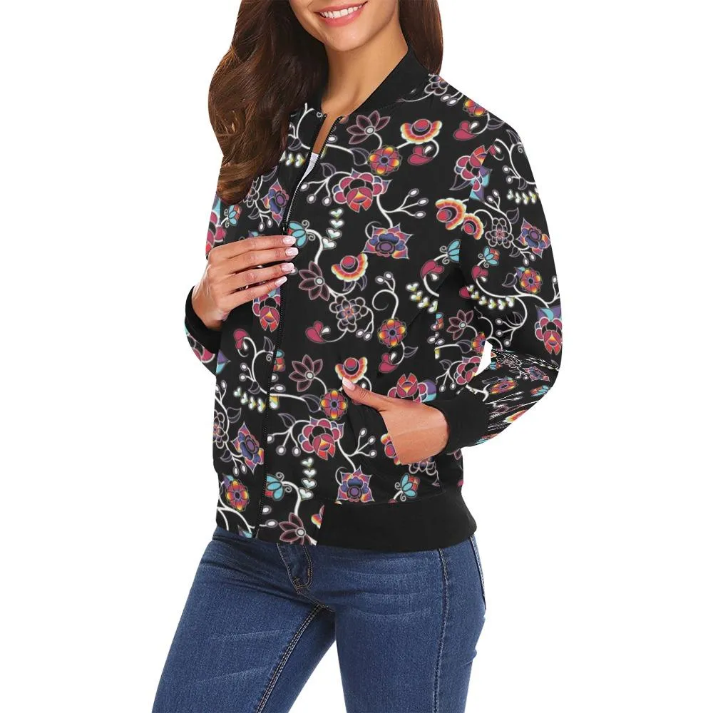 Floral Danseur Bomber Jacket for Women