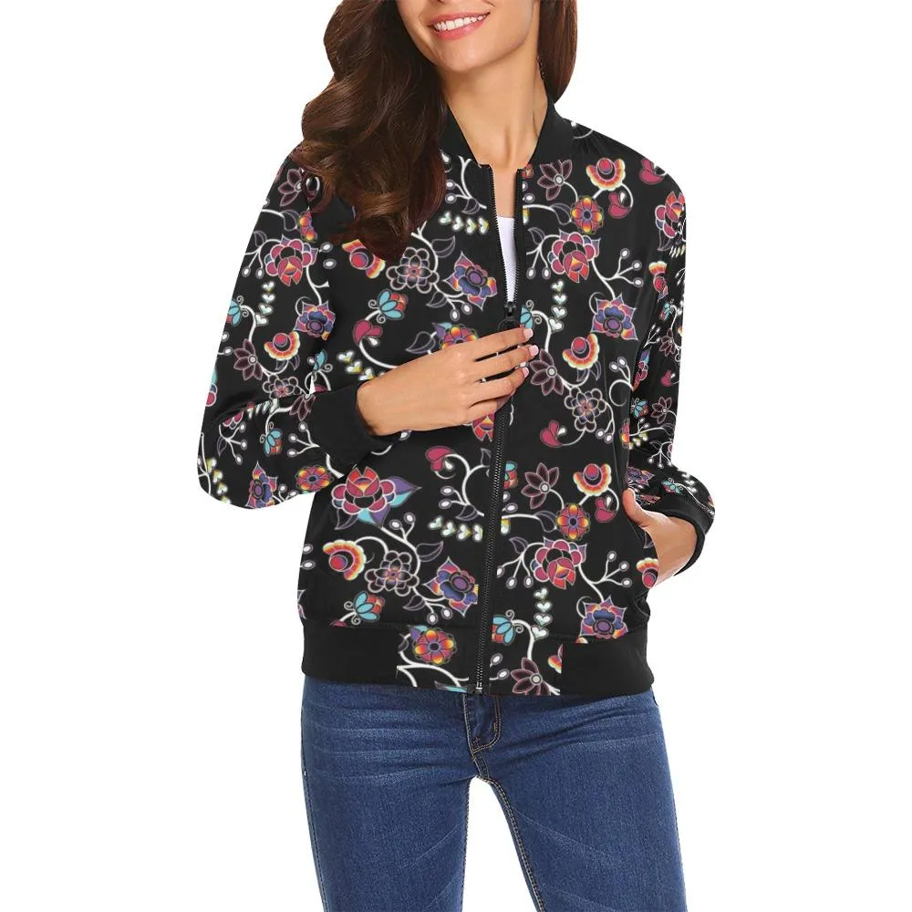 Floral Danseur Bomber Jacket for Women