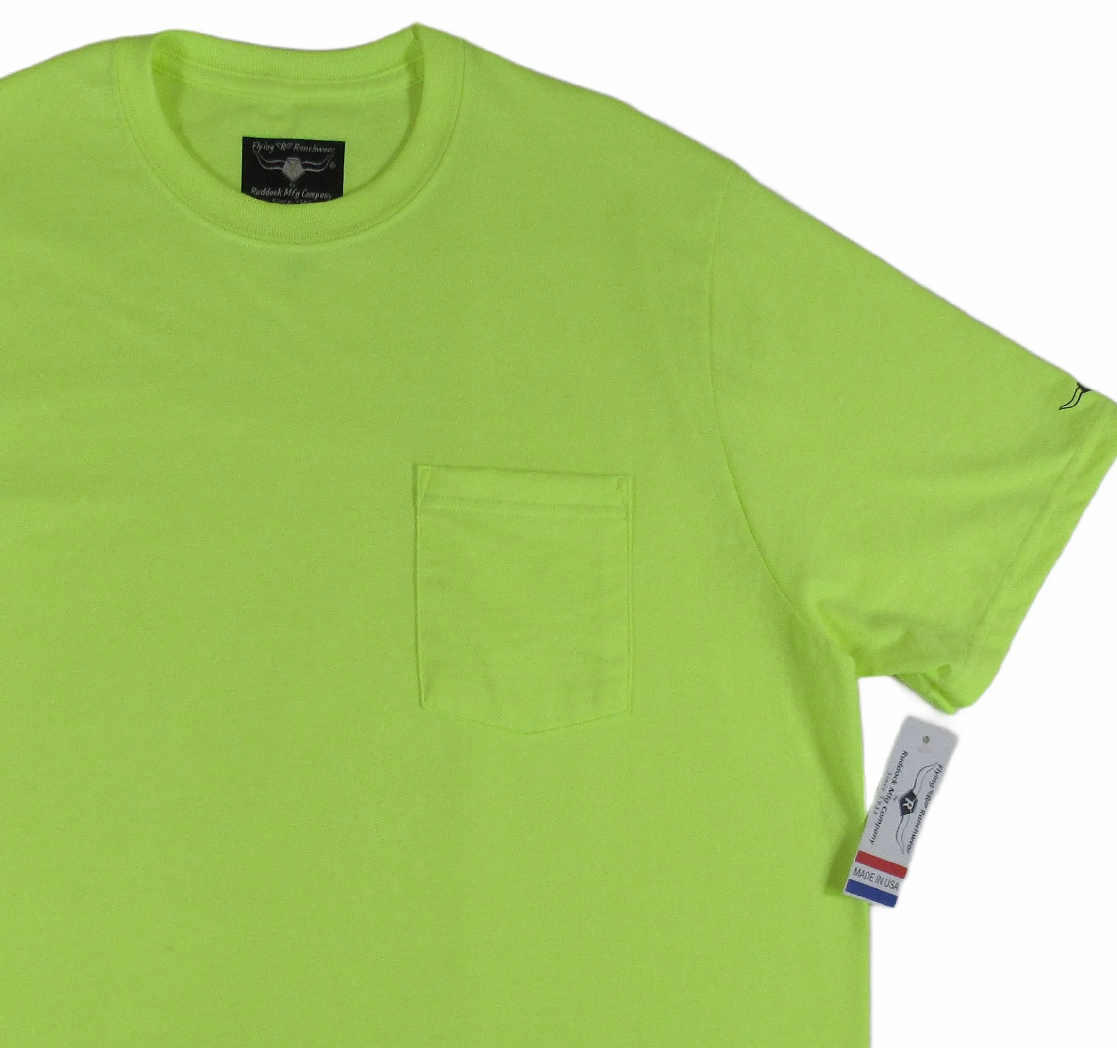 Flying R Ranchwear - Pocket T Shirt - Short Sleeve Solids - Starting at $14.95 - Made in USA