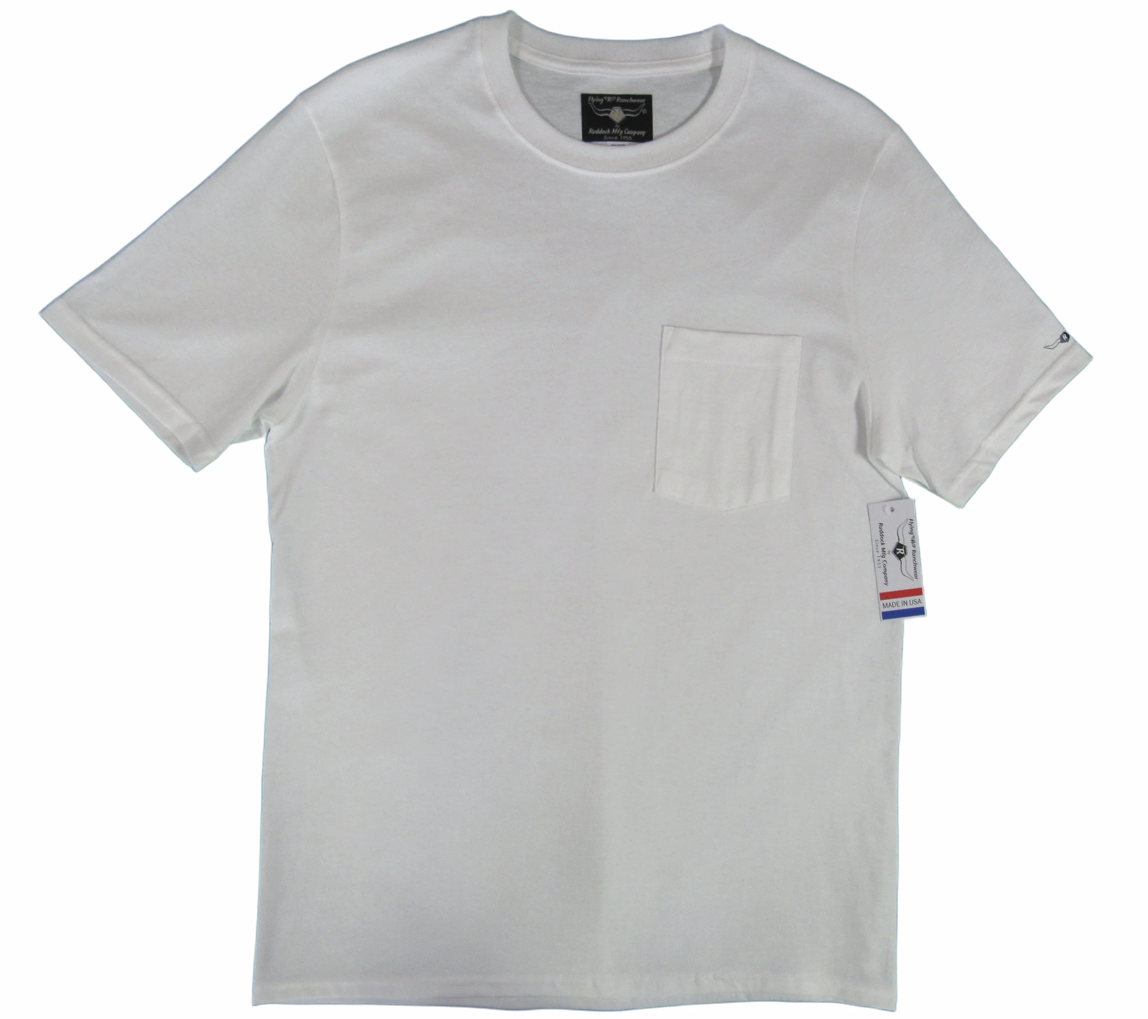 Flying R Ranchwear - Pocket T Shirt - Short Sleeve Solids - Starting at $14.95 - Made in USA