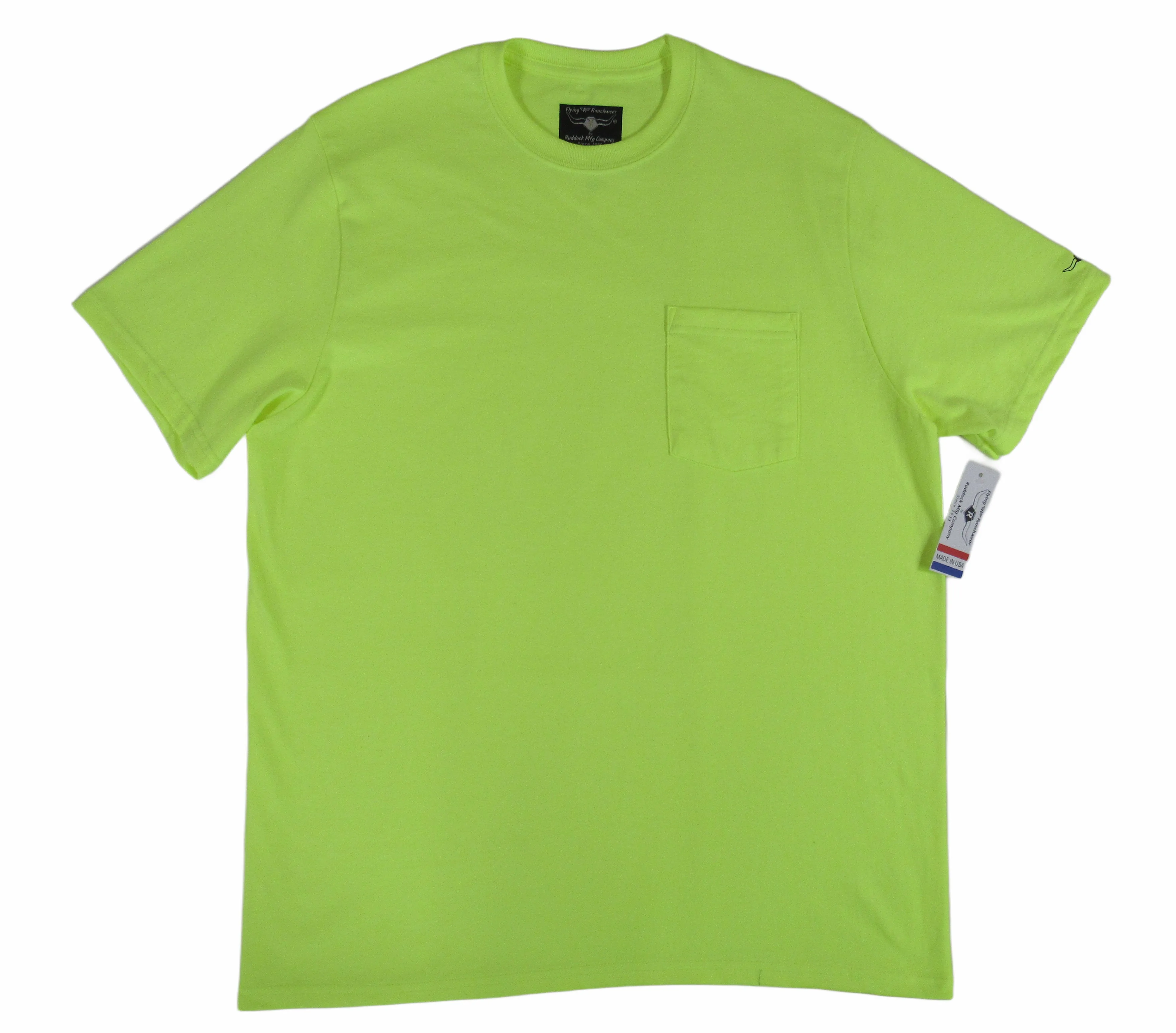 Flying R Ranchwear - Pocket T Shirt - Short Sleeve Solids - Starting at $14.95 - Made in USA
