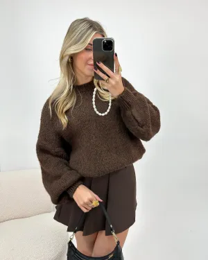 Gigi Knit Brown