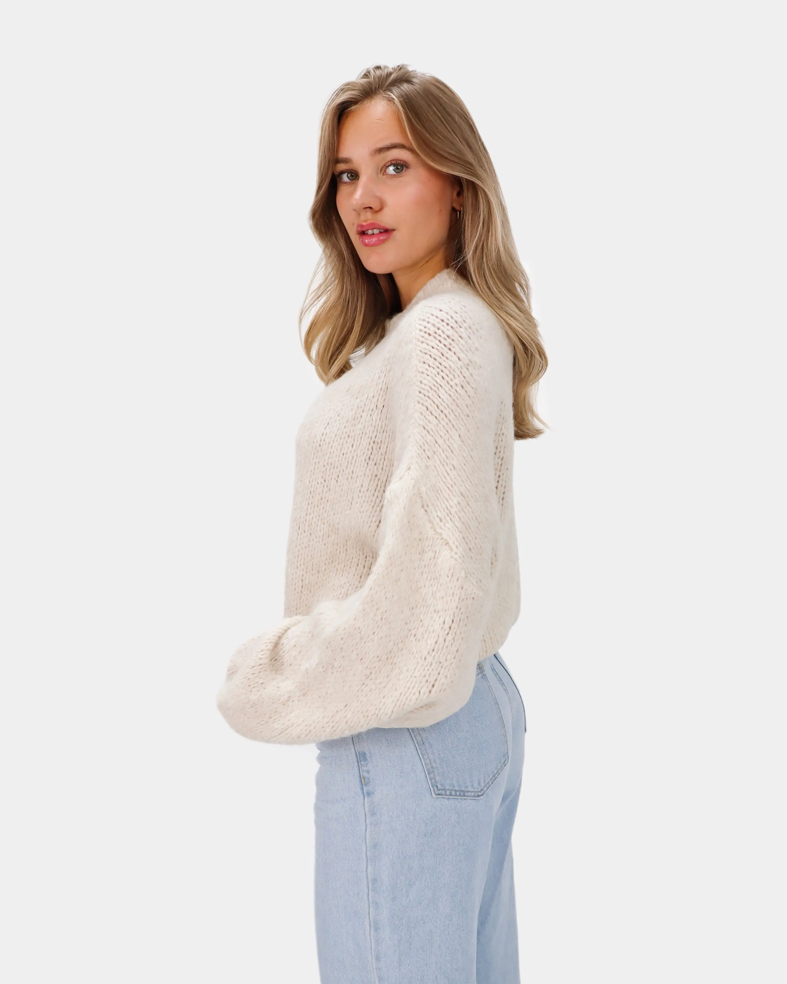 Gigi Knit Ecru