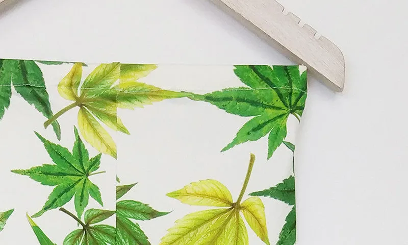 Green Leaf Printed Sexy Activewear Leggings