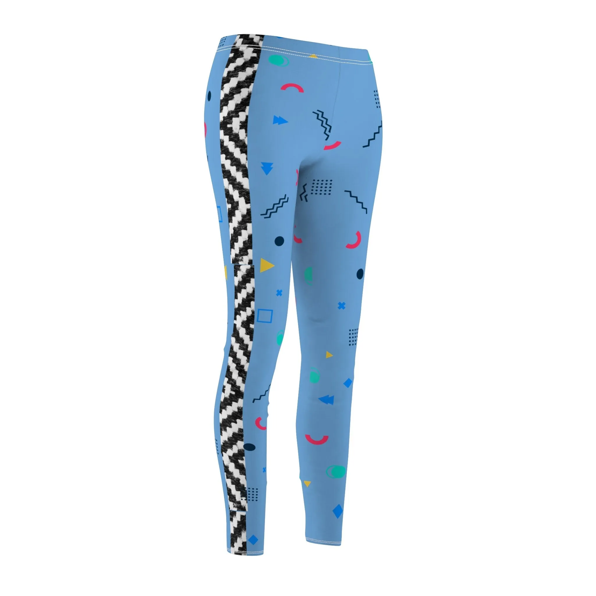 Handcrafted Ethnic Print Womens Cut  Sew Casual Leggings - Vibrant and Soft Skinny Fit