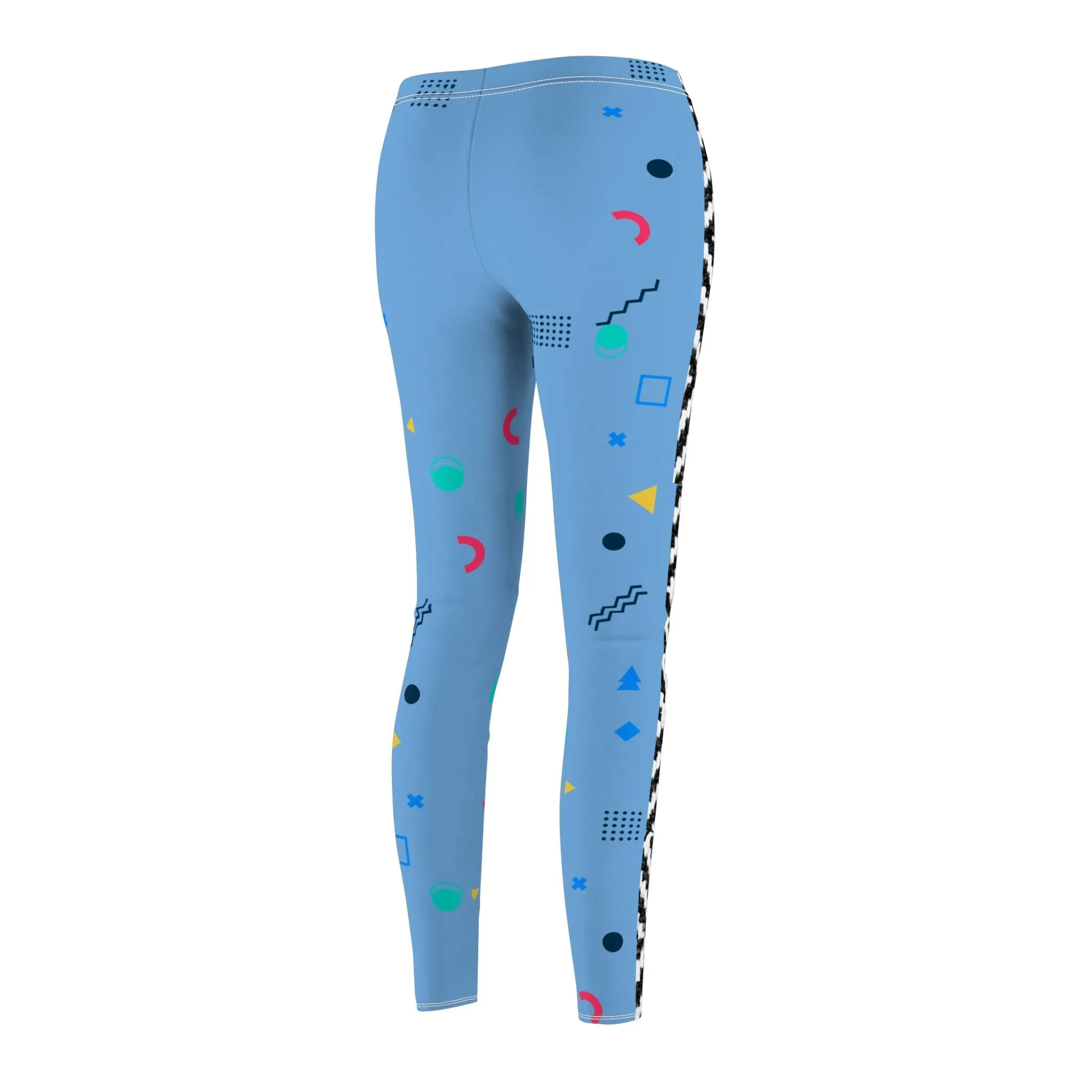 Handcrafted Ethnic Print Womens Cut  Sew Casual Leggings - Vibrant and Soft Skinny Fit