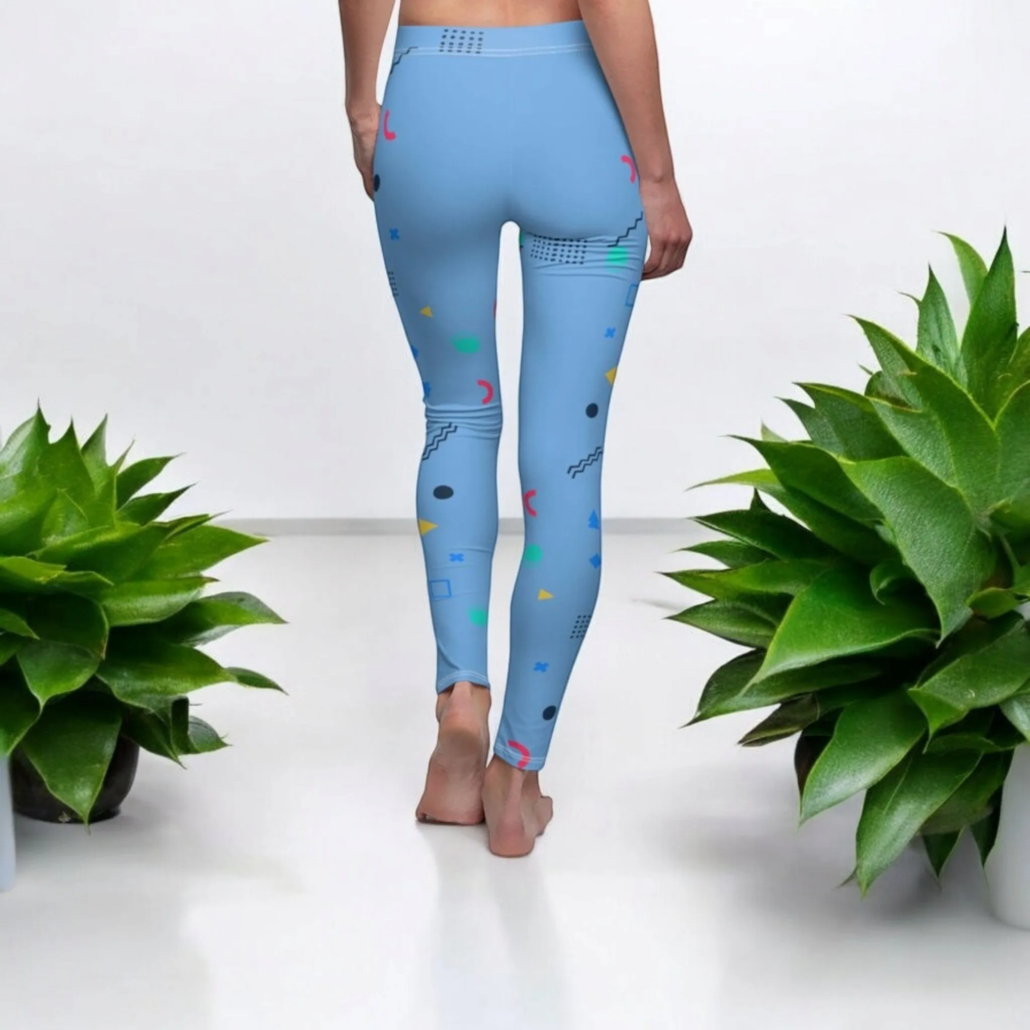 Handcrafted Ethnic Print Womens Cut  Sew Casual Leggings - Vibrant and Soft Skinny Fit