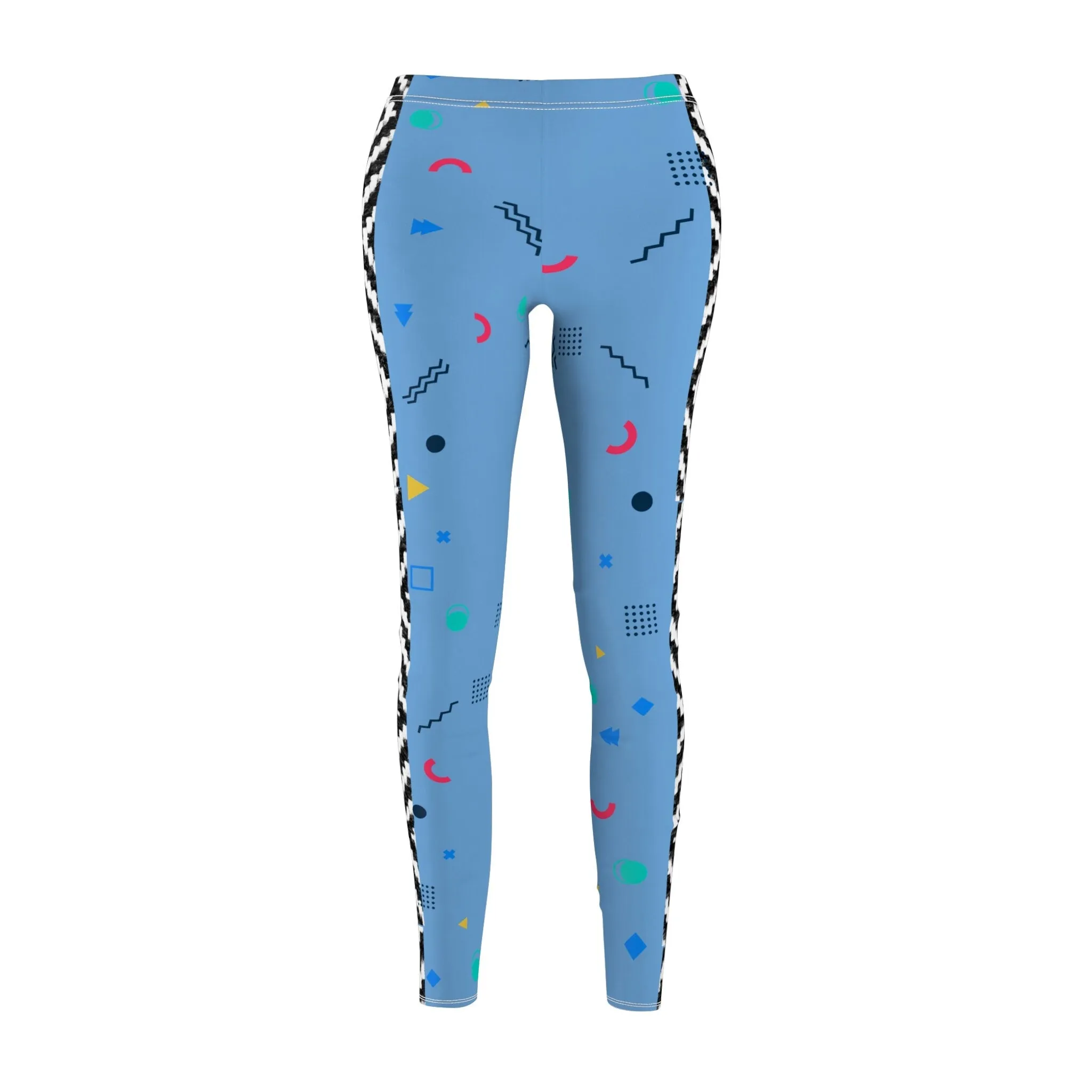 Handcrafted Ethnic Print Womens Cut  Sew Casual Leggings - Vibrant and Soft Skinny Fit