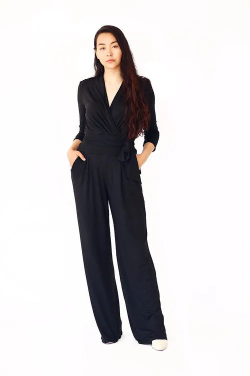 London Full Pant Legs Jumpsuit