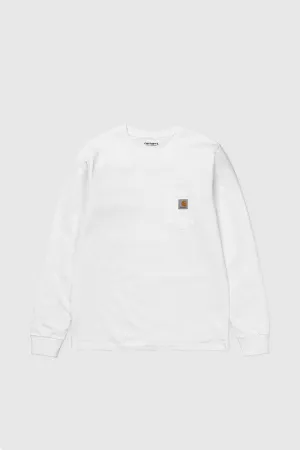 L/S Pocket T-Shirt - White