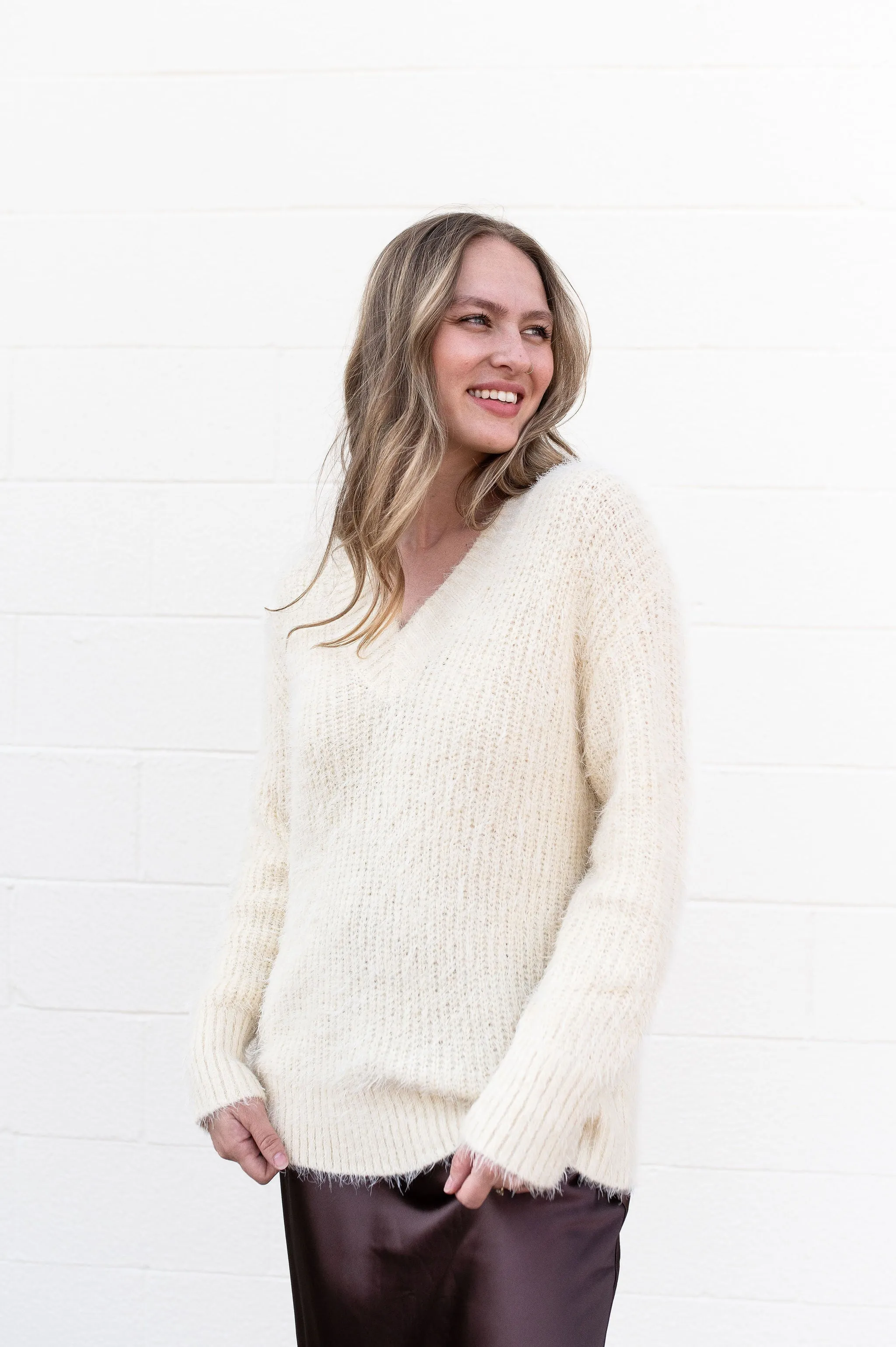 lynn vneck sweater