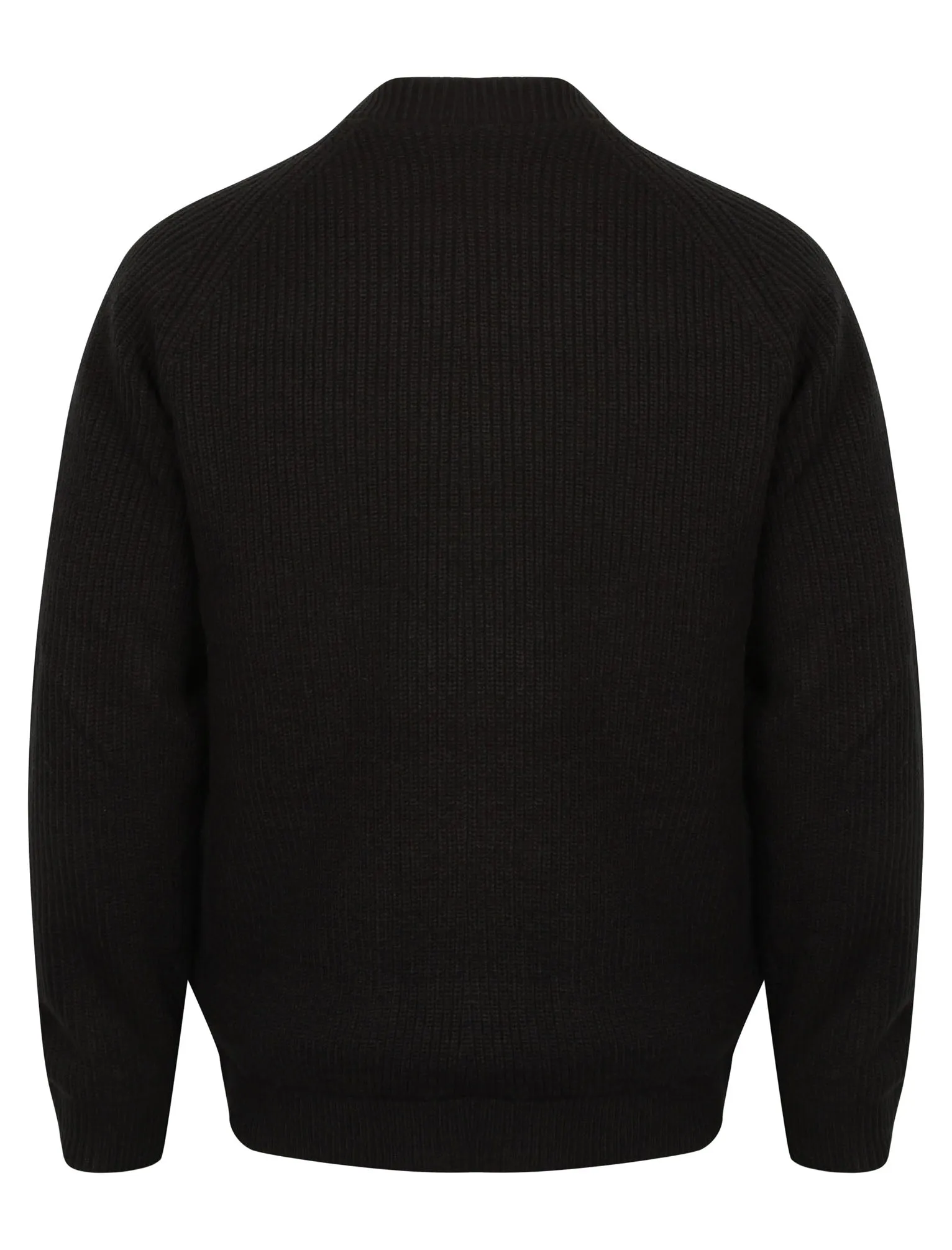 Maximo Quilted Lined Knitted Bomber Jacket in Black - Tokyo Laundry