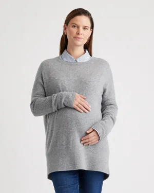 Mongolian Cashmere Maternity Oversized Batwing Sweater