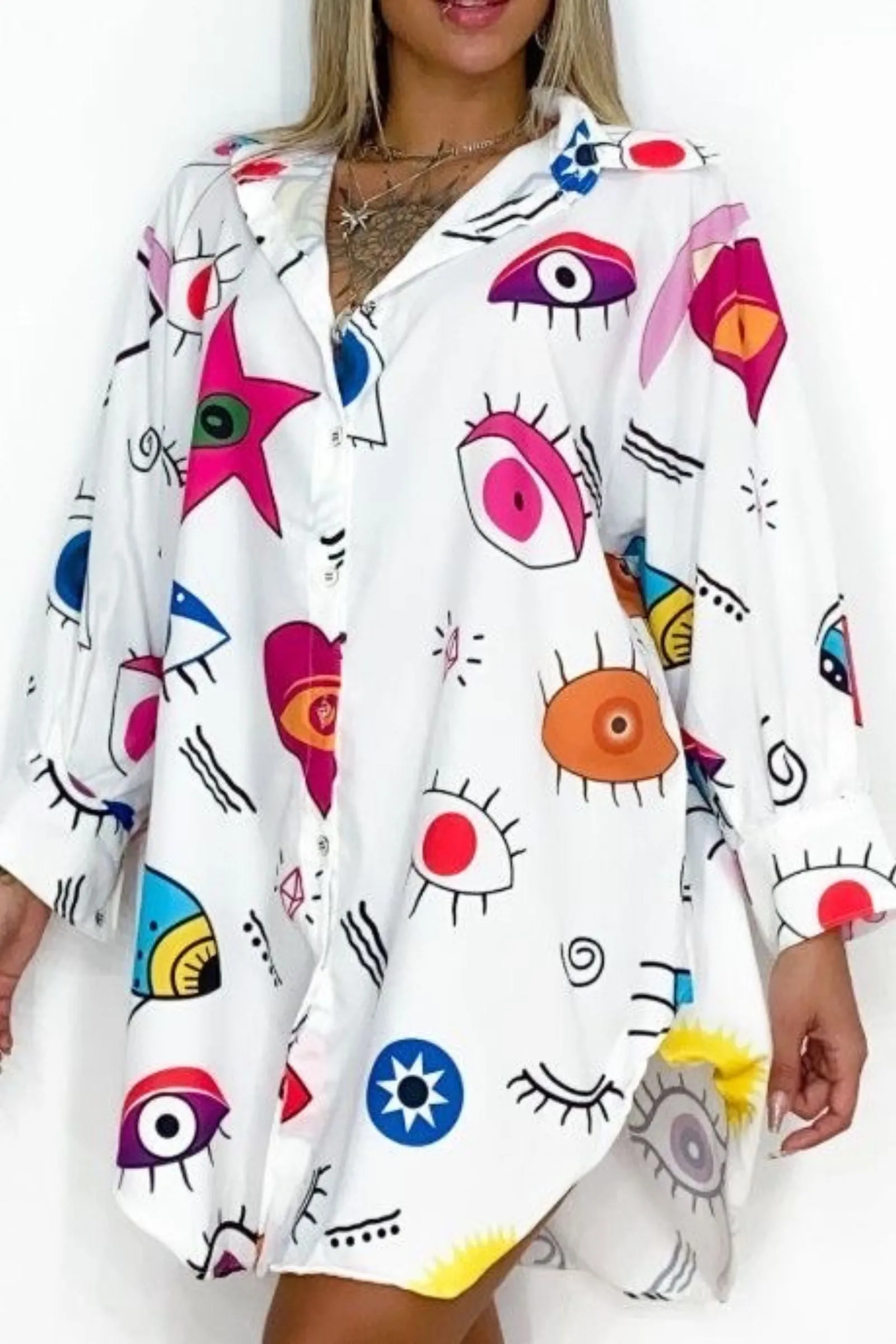 MULTI EVIL EYE SHIRT
