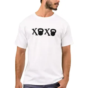 Nutcase Designer Round Neck Men's T-Shirt Wrinkle-Free Poly Cotton Tees - XOXO