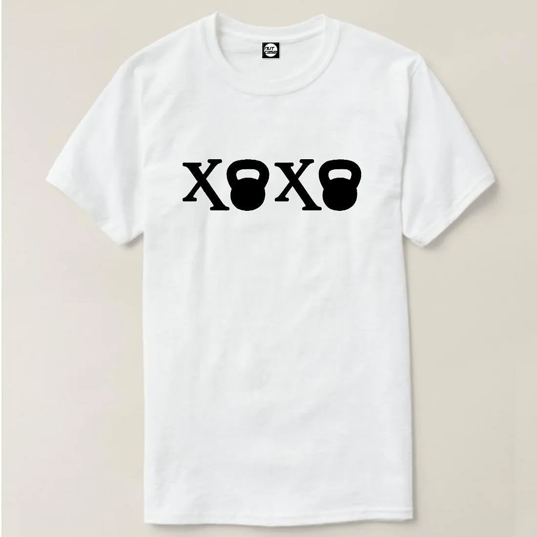 Nutcase Designer Round Neck Men's T-Shirt Wrinkle-Free Poly Cotton Tees - XOXO