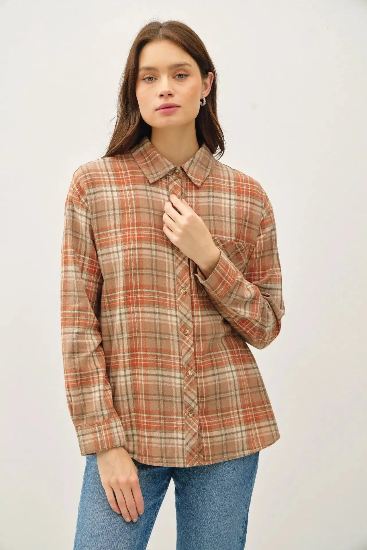 OVERSIZED COTTON FLANNEL