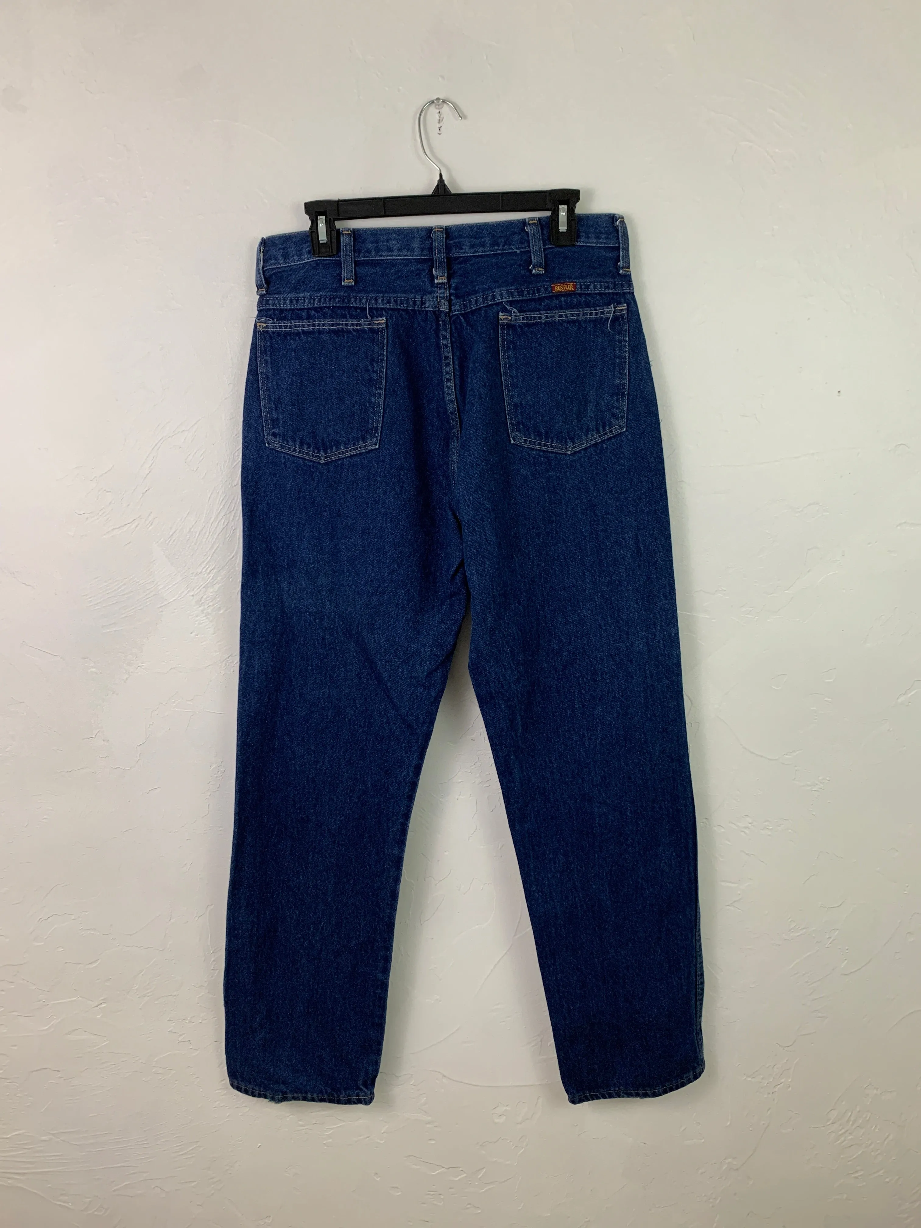 Rustler dark wash denim