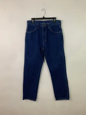 Rustler dark wash denim