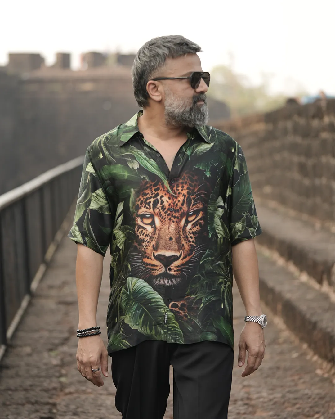 Savanna Roar Pure Bemberg Satin Short Sleeve Shirt