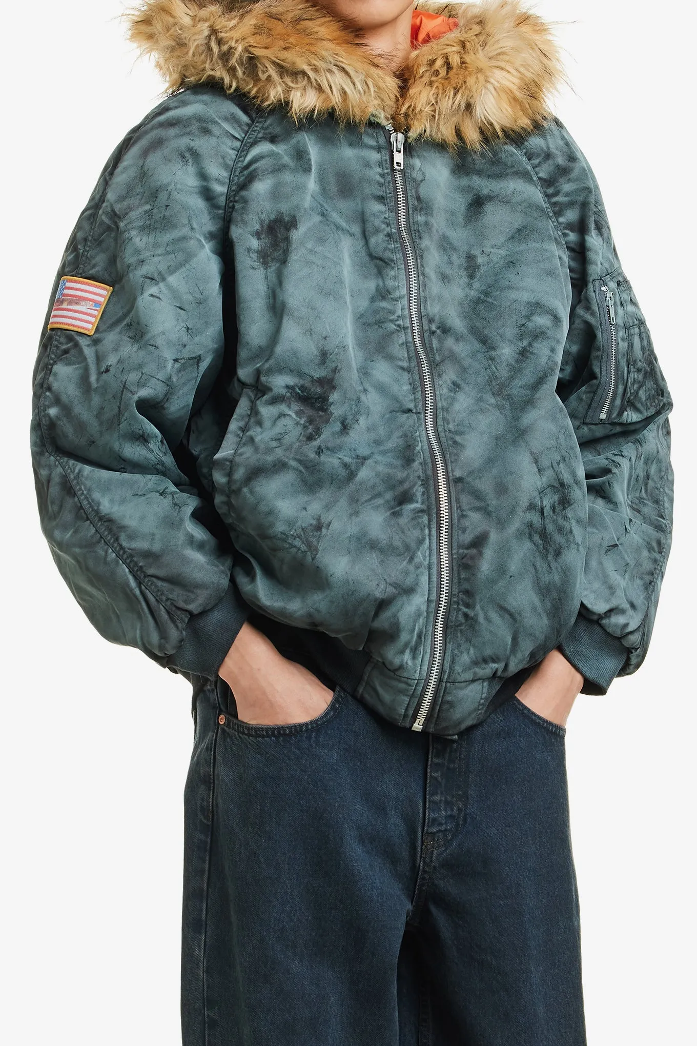 SAVIE HOODED BOMBER JACKET