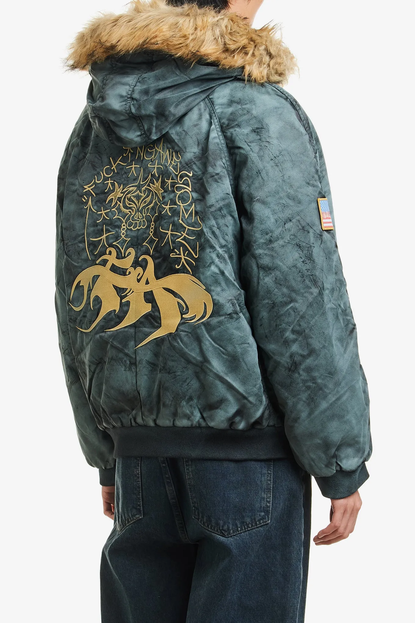 SAVIE HOODED BOMBER JACKET