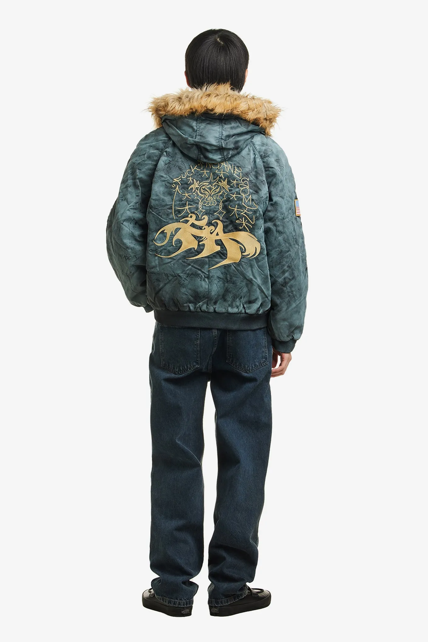 SAVIE HOODED BOMBER JACKET