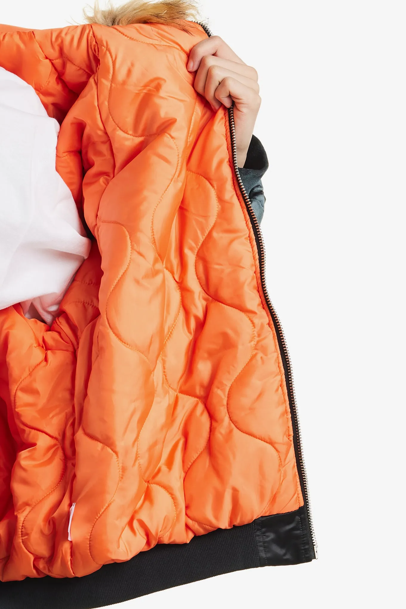 SAVIE HOODED BOMBER JACKET