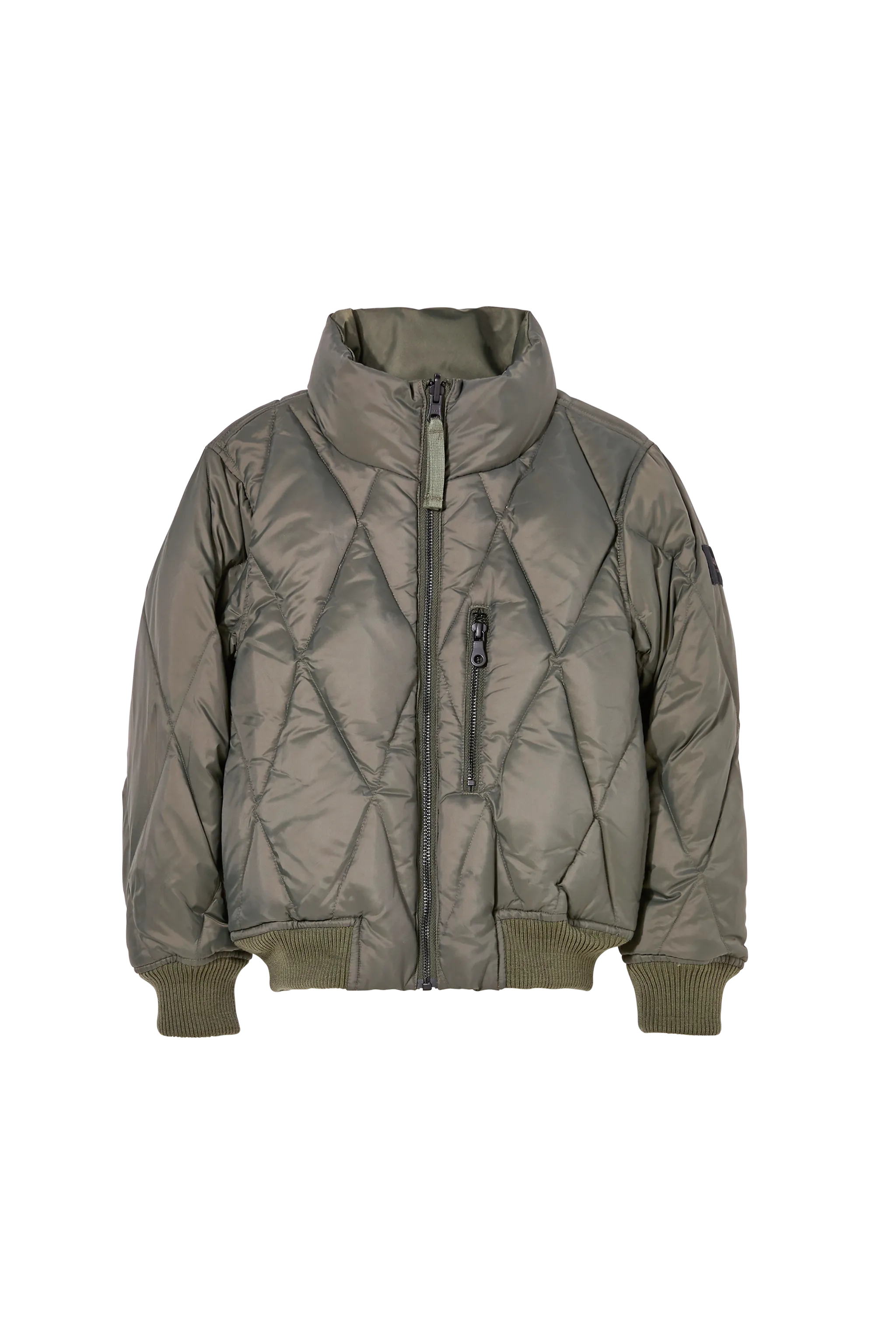 SNOWFLIGHT Dark Khaki - Reversible Down Jacket