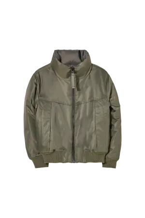 SNOWFLIGHT Dark Khaki - Reversible Down Jacket