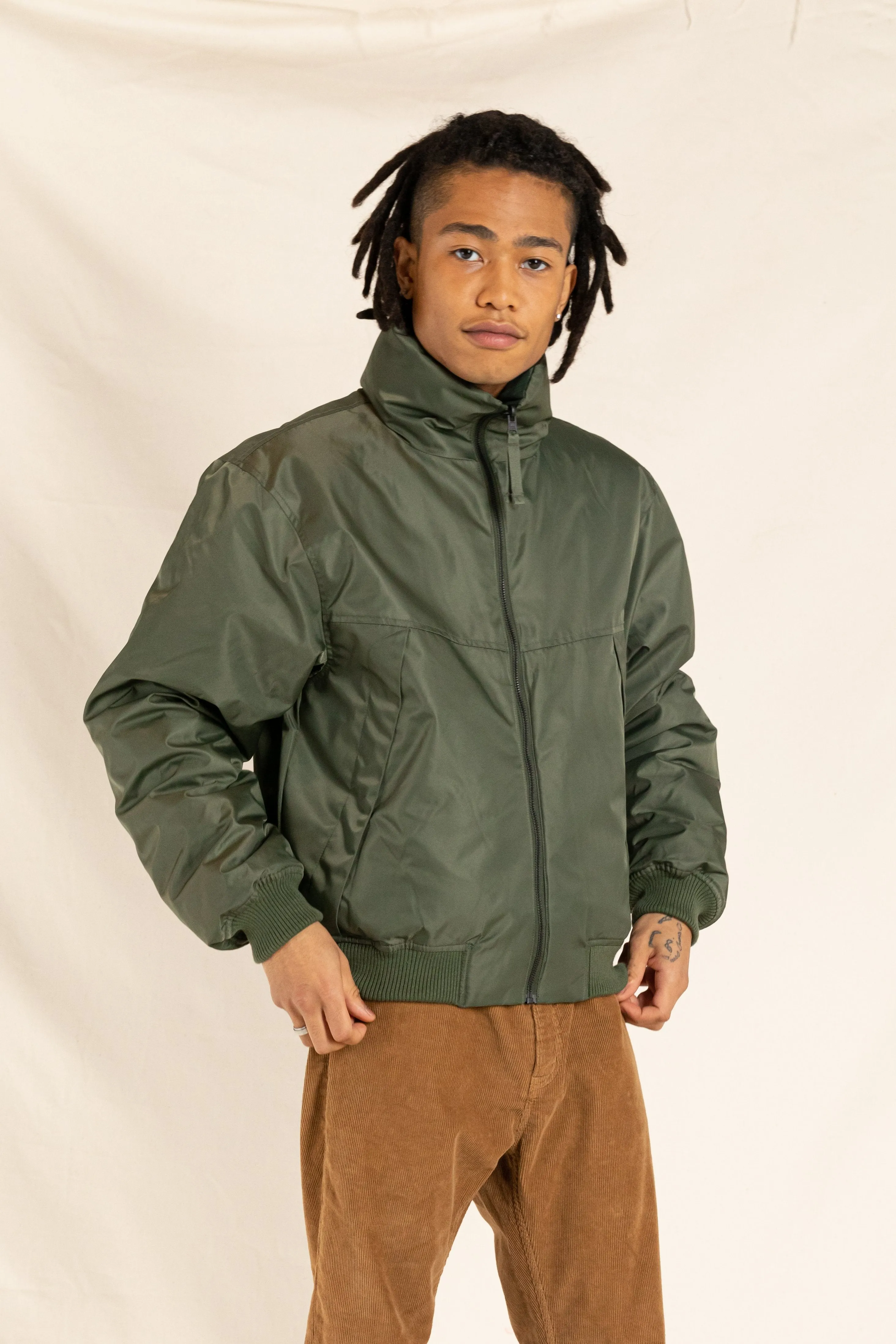 SNOWFLIGHT Dark Khaki - Reversible Down Jacket