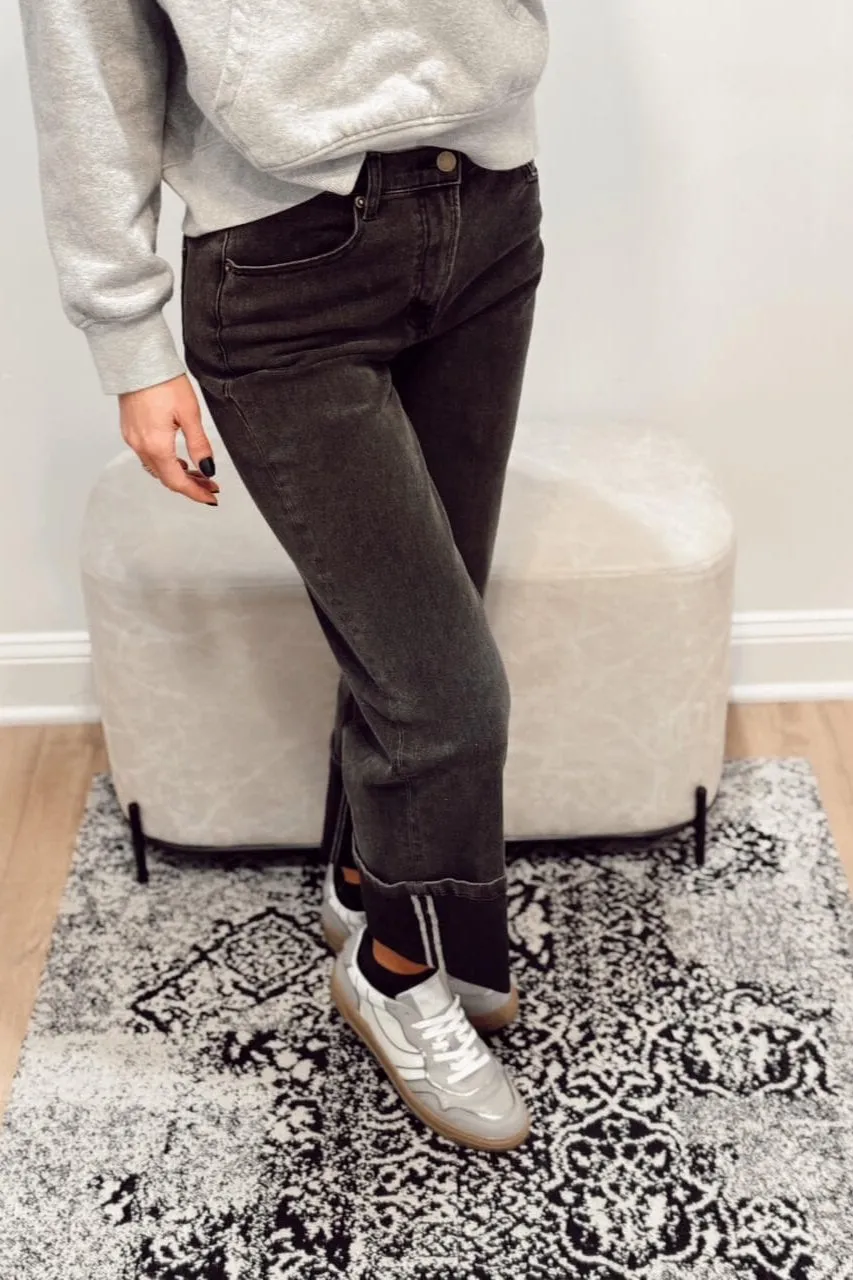 Stanton Pepper Cuffed Jeans