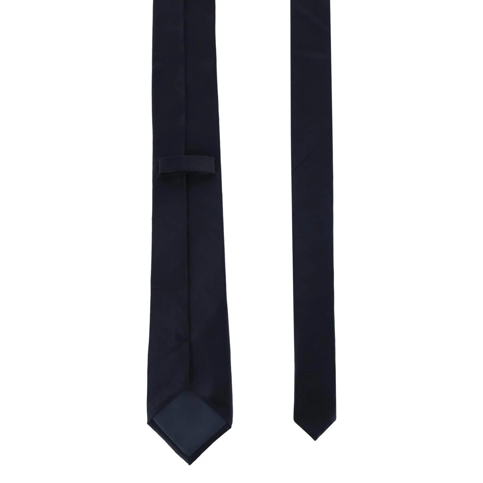Sutton Solid Color Silk Brace Necktie and Pocket Square Set