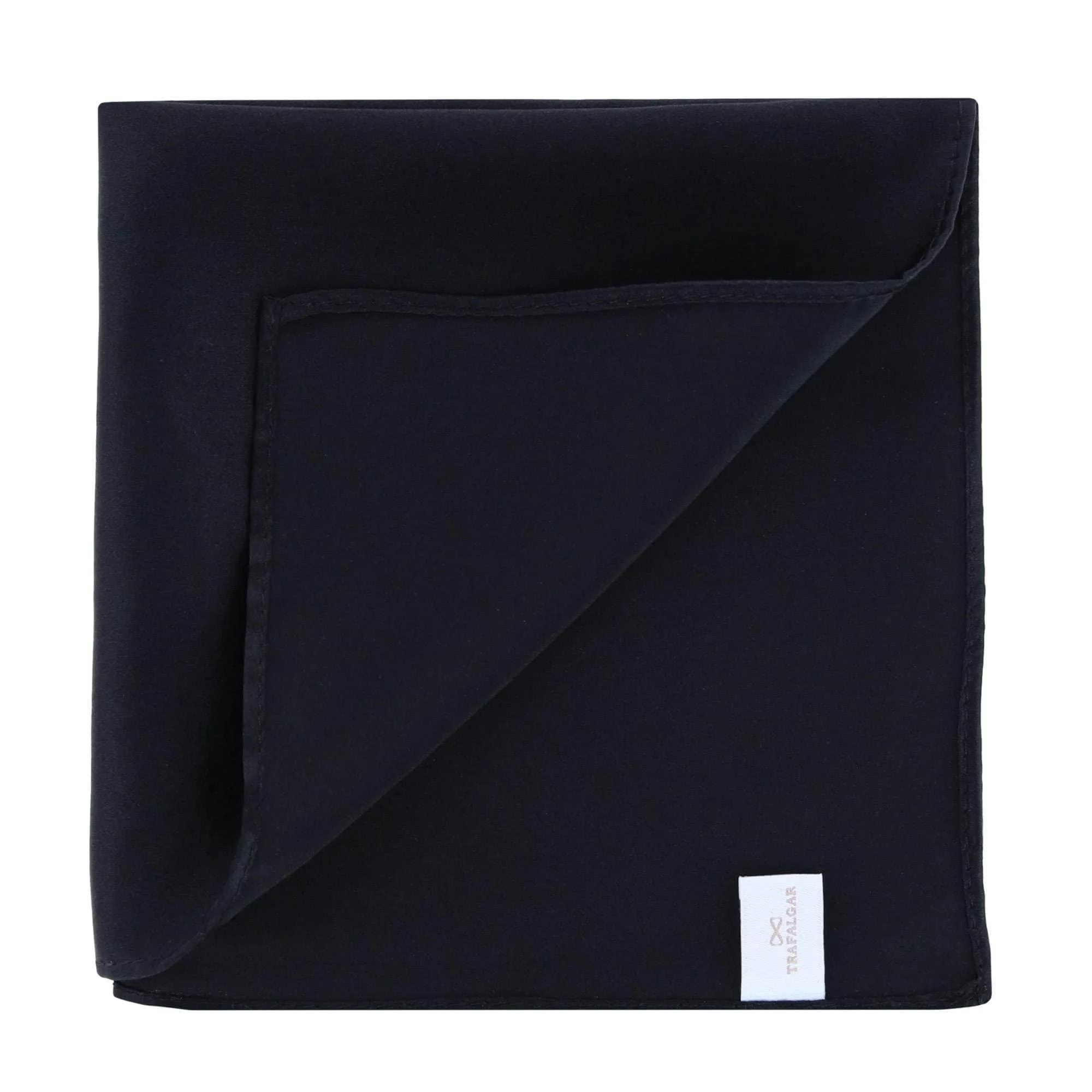 Sutton Solid Color Silk Brace Necktie and Pocket Square Set