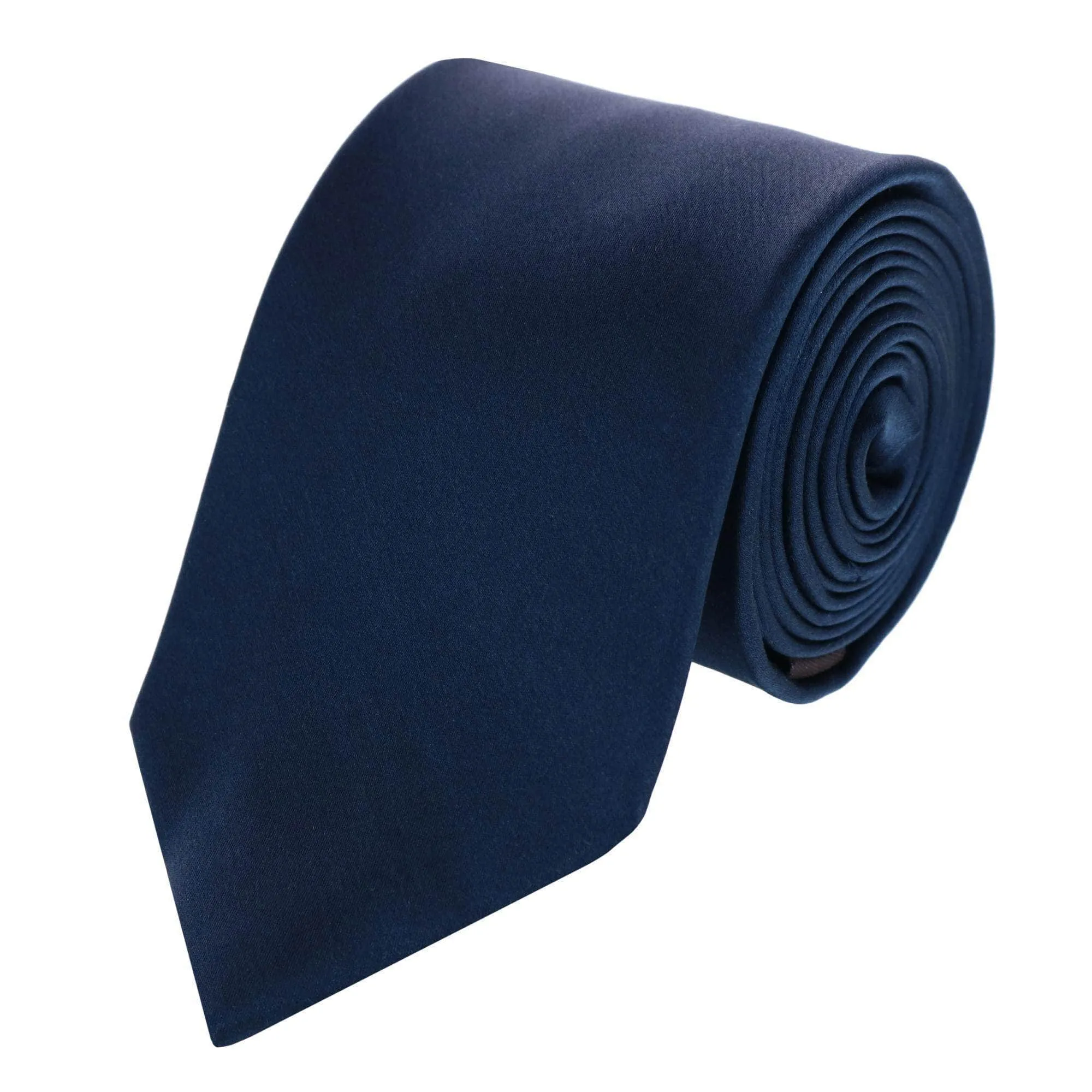 Sutton Solid Color Silk Brace Necktie and Pocket Square Set