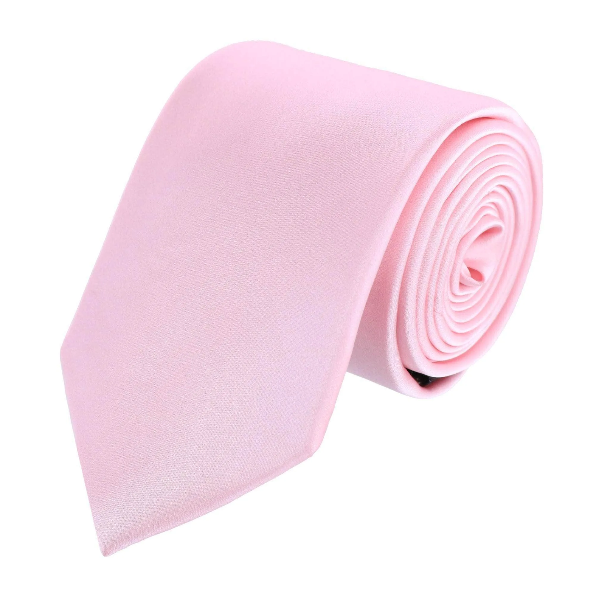 Sutton Solid Color Silk Brace Necktie and Pocket Square Set