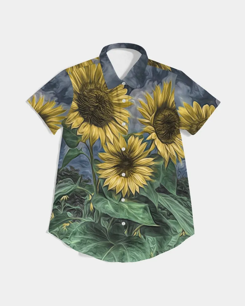 Three Sisters Women's Short Sleeve Button Up