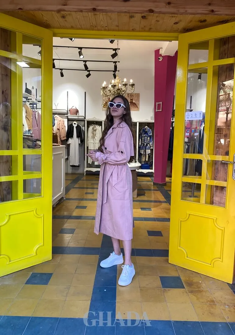 Trench rose oversize