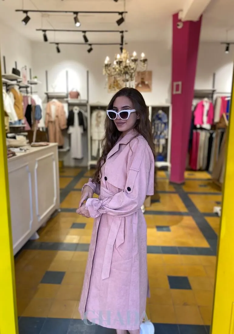 Trench rose oversize